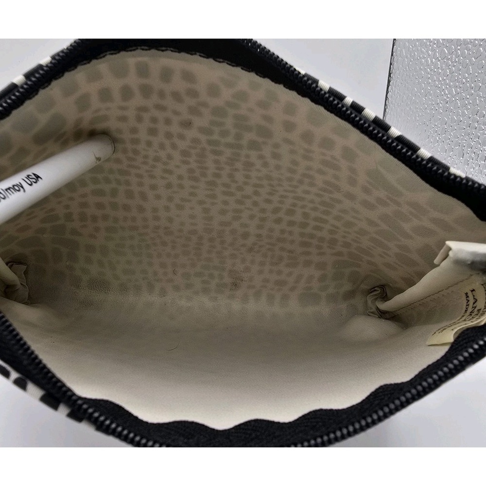 Lancome Lipstick Case w/Mirror and Makeup Bag Leopard Animal Print Used - Picture 3 of 5